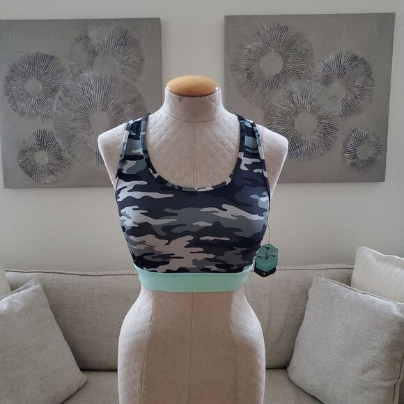 Rise by LuLaRoe Camouflage Workout Athleisure Sports Bra and Leggings Set Sz Sm - Picture 4 of 13